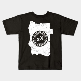 State Of Jefferson | Borders & Seal Kids T-Shirt